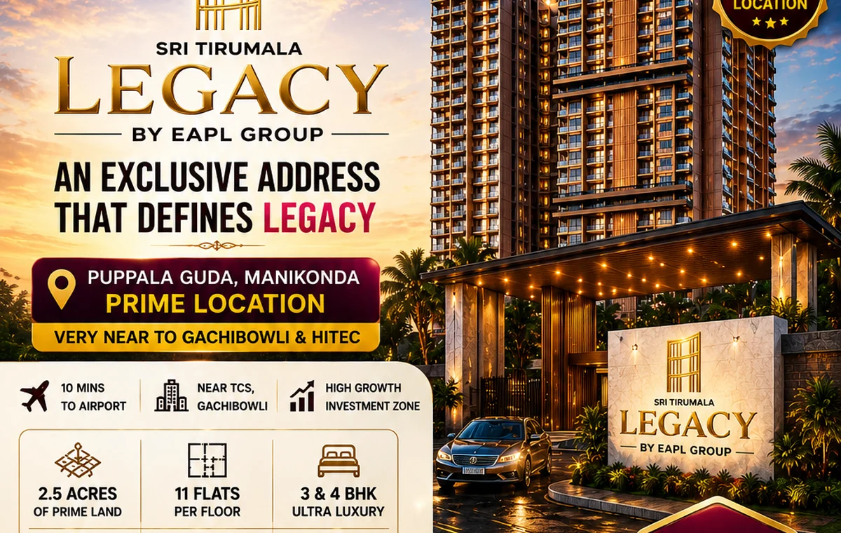 Sri Tirumala Legacy at Puppalaguda, Manikonda